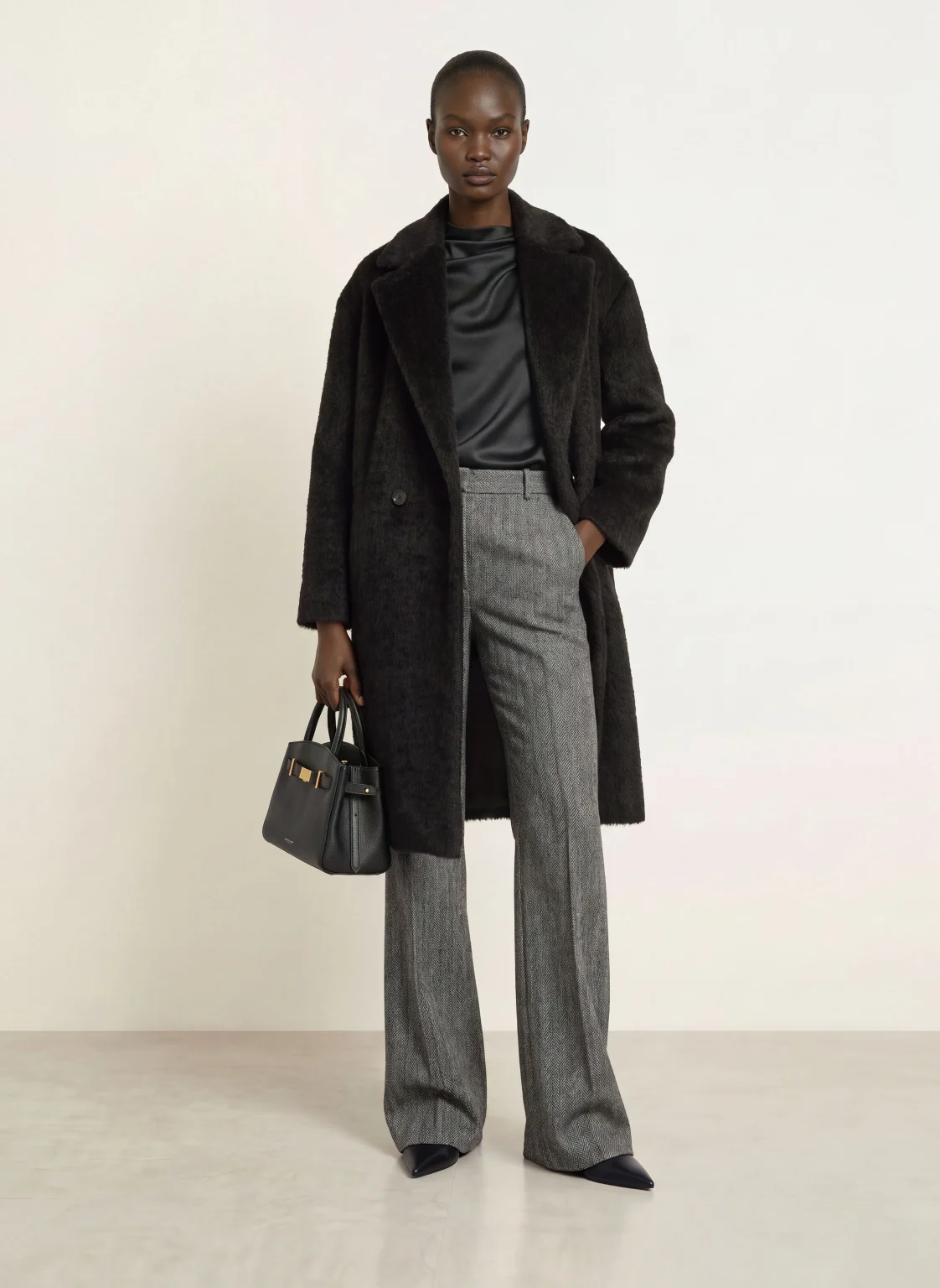 MAX MARA STUDIO 알파카 Kunstfell 코트