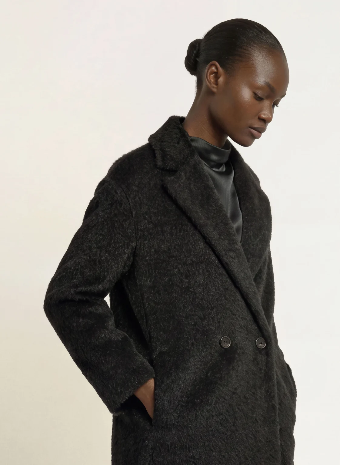 MAX MARA STUDIO 알파카 Kunstfell 코트