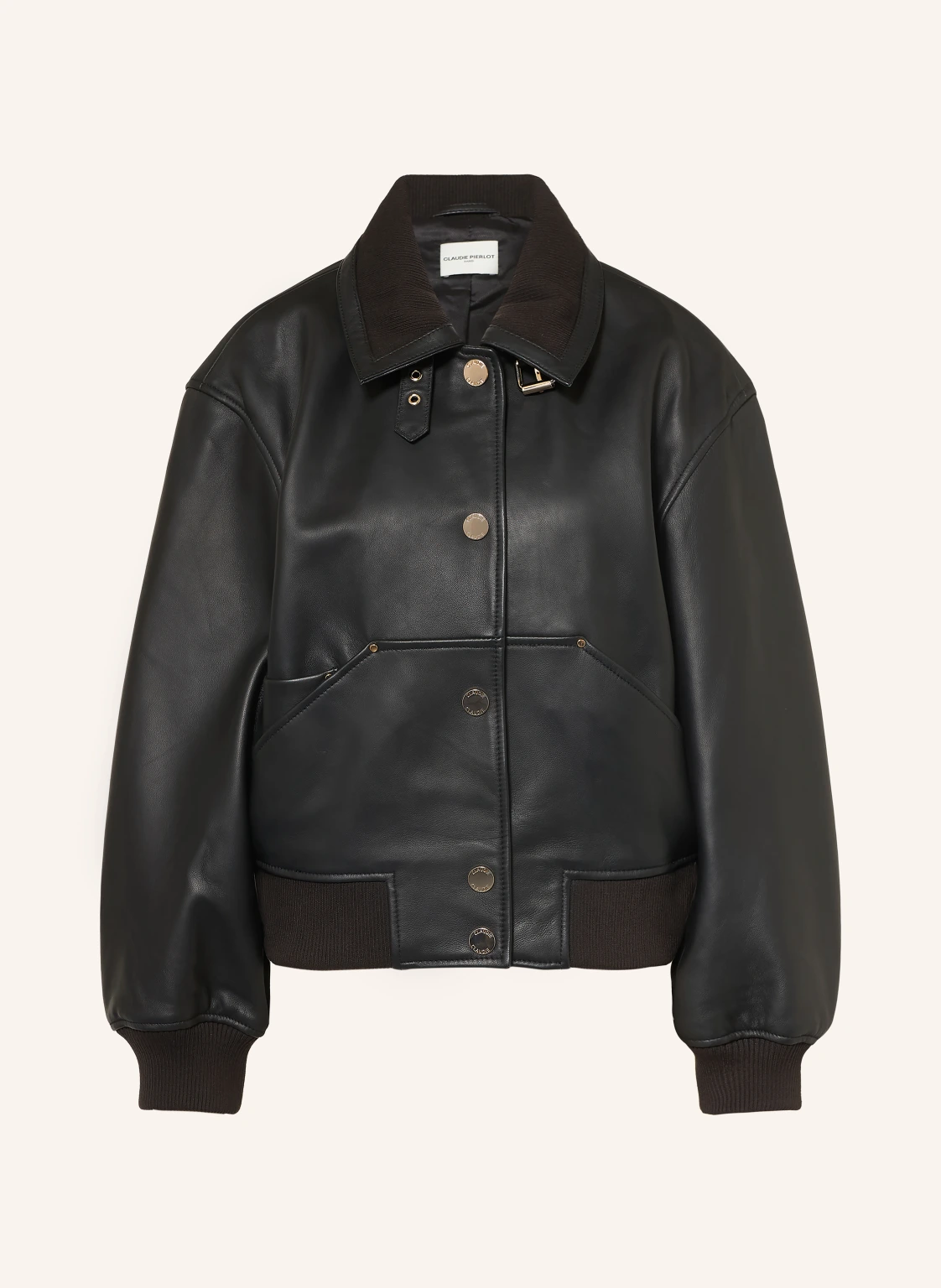 Claudie Pierlot  가죽 자켓