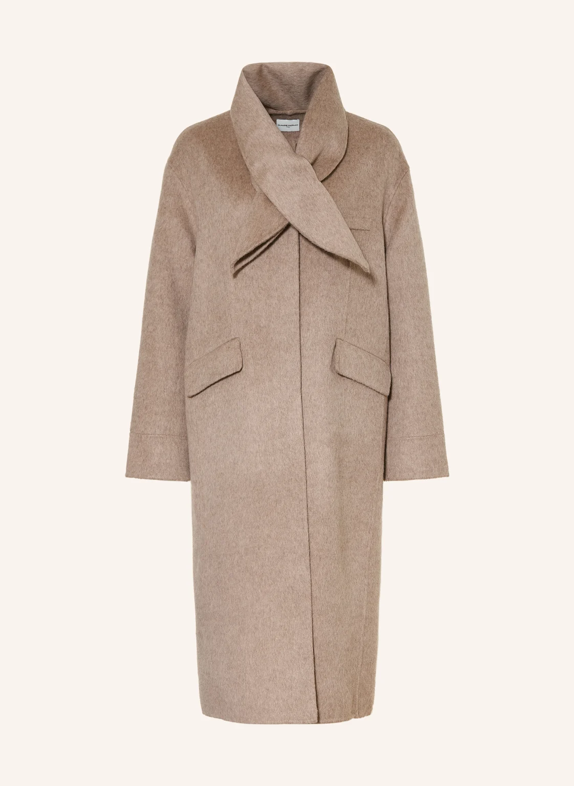 Claudie Pierlot  울 코트 탈부착 칼라