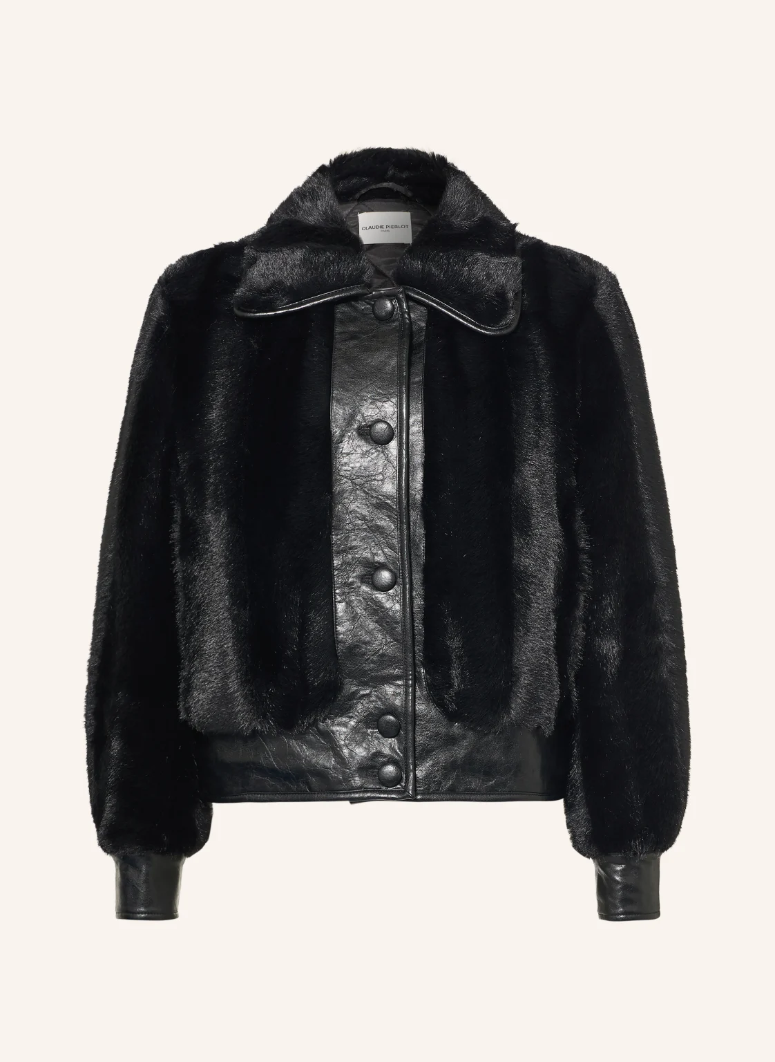 Claudie Pierlot  인조 모피 자켓