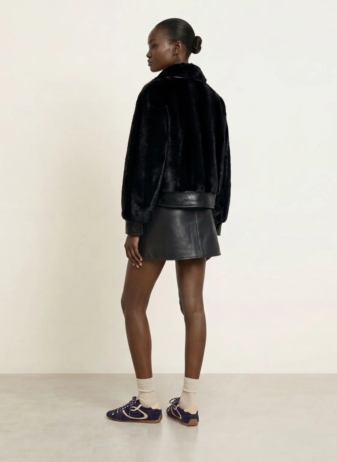 Claudie Pierlot  인조 모피 자켓