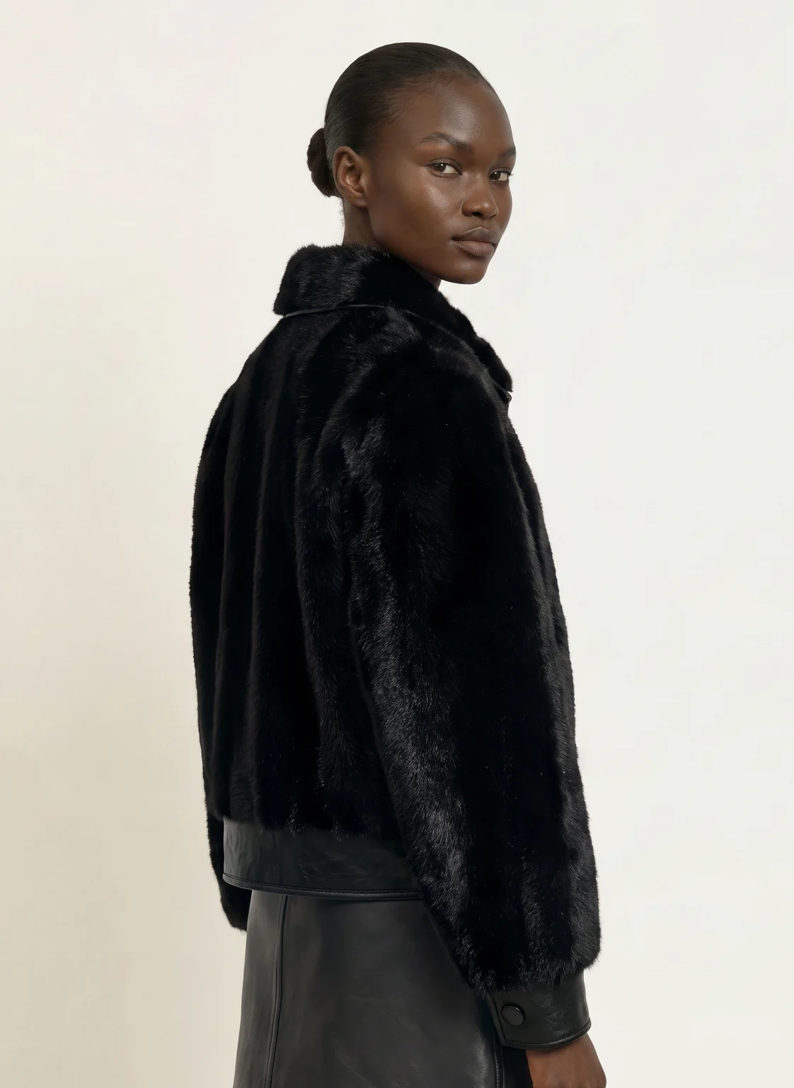 Claudie Pierlot  인조 모피 자켓