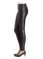 SPANX Shape leggings READY TO WOW in leather look, Color: BLACK (Image 1)