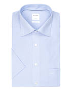 OLYMP Kurzarm-Hemd Luxor comfort fit, Farbe: HELLBLAU/ WEISS KARIERT (Bild 1)