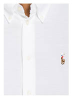 POLO RALPH LAUREN Piqué-Hemdbluse, Farbe: WEISS (Bild 1)