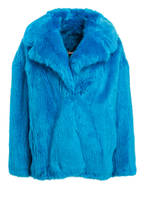 DIANE VON FURSTENBERG Jacke in Fell-Optik, Farbe: BLAU (Bild 1)