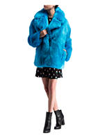 DIANE VON FURSTENBERG Jacke in Fell-Optik, Farbe: BLAU (Bild 1)