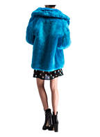 DIANE VON FURSTENBERG Jacke in Fell-Optik, Farbe: BLAU (Bild 1)