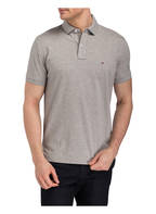 TOMMY HILFIGER Piqué-Poloshirt Regular Fit, Farbe: GRAU MELIERT (Bild 1)