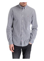 TOMMY HILFIGER Hemd Regular Fit, Farbe: MARINE/ WEISS GESTREIFT (Bild 1)