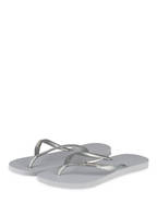 havaianas Zehentrenner SLIM LOGO , Farbe: SILBER METALLIC (Bild 1)