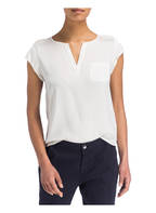 REPEAT Blusenshirt aus Seide, Farbe: CREME (Bild 1)