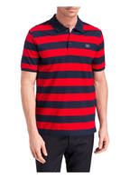 PAUL & SHARK Piqué-Poloshirt, Farbe: DUNKELBLAU/ ROT GESTREIFT (Bild 1)