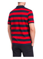 PAUL & SHARK Piqué-Poloshirt, Farbe: DUNKELBLAU/ ROT GESTREIFT (Bild 1)
