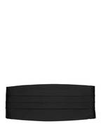 WILVORST Set: Cummerbund, pocket square and bow tie, Color: BLACK (Image 1)