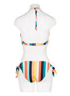 BEACHLIFE Neckholder-Bikini-Top CANDY STRIPE, Farbe: BLAU/ GRÜN/ ROSA (Bild 1)