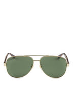 GUCCI Sonnenbrille GG0528S, Farbe: 009 - GOLD/ GRÜN (Bild 1)