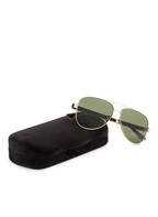 GUCCI Sonnenbrille GG0528S, Farbe: 009 - GOLD/ GRÜN (Bild 1)
