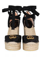 GUCCI Wedges, Farbe: SCHWARZ (Bild 1)
