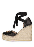 GUCCI Wedges, Farbe: SCHWARZ (Bild 1)