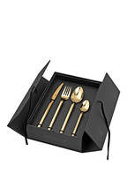 BROSTE COPENHAGEN 16-tlg. Besteckset TVIS, Farbe: GOLD (Bild 1)