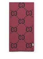 GUCCI Scarf, Color: DARK GRAY/ DARK RED (Image 1)