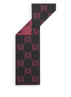 GUCCI Scarf, Color: DARK GRAY/ DARK RED (Image 1)