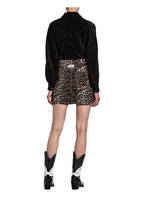 GANNI Jeansrock, Farbe: SCHWARZ/ BEIGE/ CAMEL (Bild 1)
