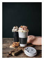 KPM Set of 2 to-go cups, Color: BLACK/ WHITE (Image 1)