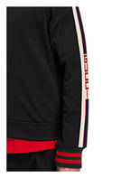 GUCCI Sweatjacke, Farbe: SCHWARZ/ CREME/ GRÜN (Bild 1)