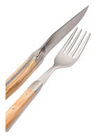 FORGE DE LAGUIOLE 2-piece Cutlery set, Color: OLIVE (Image 1)
