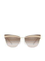 PRADA Sonnenbrille PR 12US, Farbe: KNG4O0 - BEIGE/ HELLBRAUN VERLAUF (Bild 1)