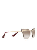PRADA Sonnenbrille PR 12US, Farbe: KNG4O0 - BEIGE/ HELLBRAUN VERLAUF (Bild 1)