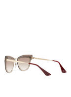 PRADA Sonnenbrille PR 12US, Farbe: KNG4O0 - BEIGE/ HELLBRAUN VERLAUF (Bild 1)