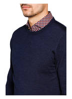 PROFUOMO Pullover, Farbe: DUNKELBLAU MELIERT (Bild 1)