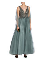 unique Abendkleid mit Stola, Farbe: PETROL (Bild 1)