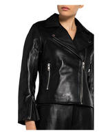 SANDRO Lederjacke, Farbe: SCHWARZ (Bild 1)