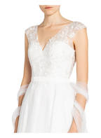 unique Kleid mit Paillettenbesatz, Farbe: WEISS (Bild 1)