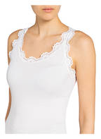 rosemunde Seidentop BABETTE mit Spitze, Farbe: WEISS (Bild 1)