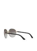 PRADA Sonnenbrille PR 68VS, Farbe: ZVN0A7 - DUNKELBRAUN/ GRAU VERLAUF (Bild 1)