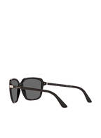 PRADA Sonnenbrille PR 10VS, Farbe: 1AB5Z1 - SCHWARZ/ GRAU POLARISIERT (Bild 1)