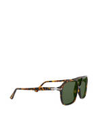Persol Sonnenbrille PO 3223S, Farbe: 1052P1 - HAVANA/ DUNKELGRÜN (Bild 1)