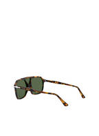 Persol Sonnenbrille PO 3223S, Farbe: 1052P1 - HAVANA/ DUNKELGRÜN (Bild 1)