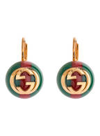 GUCCI Ohrringe GG, Farbe GOLD/ GRÜN/ ROT (Bild 1)