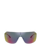 PRADA Sonnenbrille PS 53VS, Farbe: 1AP9Q1 - SILBER/ BLAU VERSPIEGELT (Bild 1)