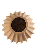 BROSTE COPENHAGEN Vase WIDE M, Farbe: ORANGE (Bild 1)