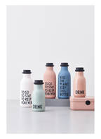 DESIGN LETTERS Water bottle TO GO, Color: NUDE/ BLACK (Image 1)