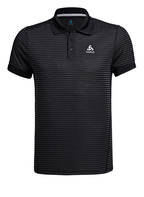 odlo Funktions-Poloshirt NIKKO DRY mit Mesh-Einsätzen, Farbe: SCHWARZ/ GRAU (Bild 1)