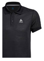 odlo Funktions-Poloshirt NIKKO DRY mit Mesh-Einsätzen, Farbe: SCHWARZ/ GRAU (Bild 1)